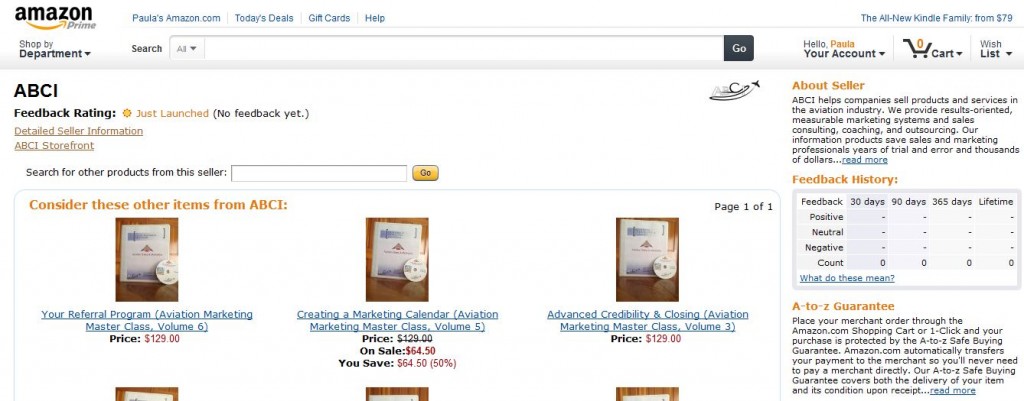 ABCI's Amazon Store