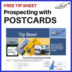 Aviation Postcard Tip Sheet