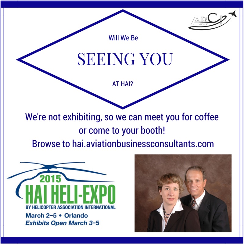 Will we see you at HAI Heli-expo?