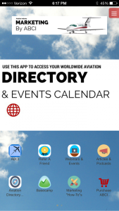 Mobile App - Aviation Marketing by ABCI - the App