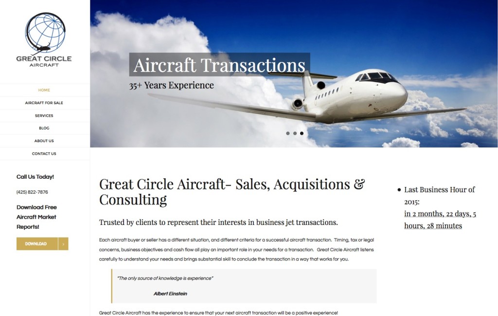 Great Circle Aircraft - New Site