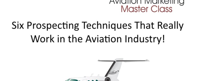 Prospecting in the Aviation Industry - Webinar