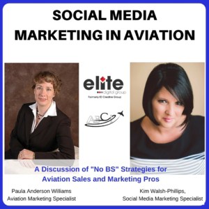 Aviation social media marketing - Kim Walsh Phillips