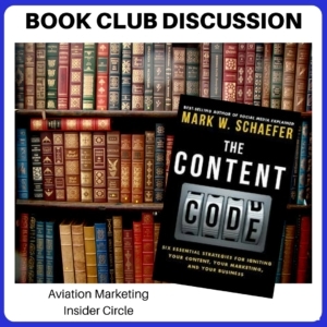 Book Club Discussion - The Content Code - aviation content marketing 