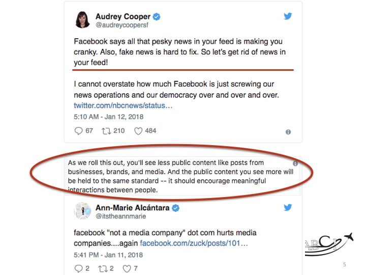 facebook marketing - audrey cooper's tweet