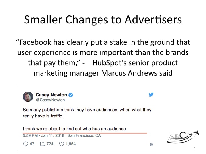 Facebook marketing - will favor quality over quantity!