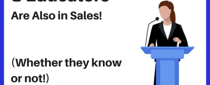 Aviation Writers, Speakers & Educators are salespeople, too!