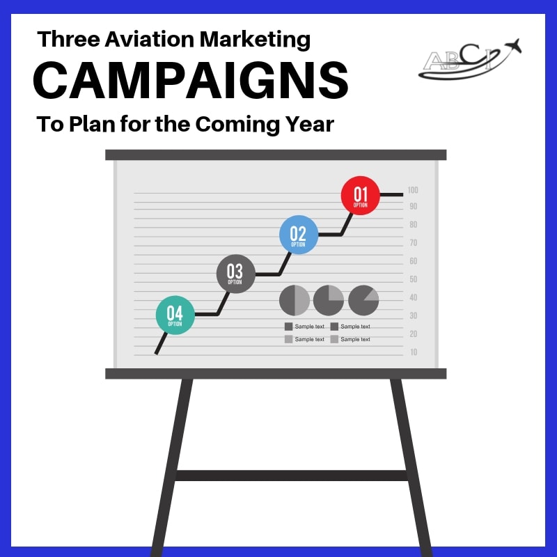 Three aviation marketing campaigns to plan for the coming year