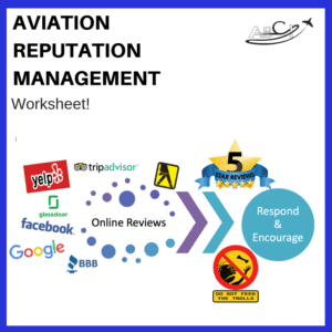 Aviation Reputation Management Worksheet