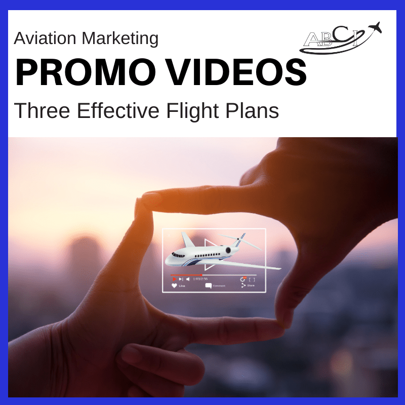 Aviation promo videos - three flight plans