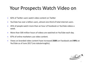 Aviation promo videos - your prospects are watching video!