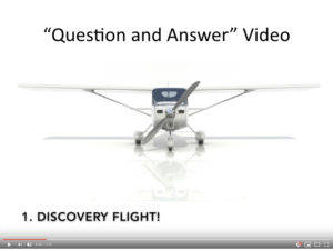 Aviation promo videos - the "question and answer" video