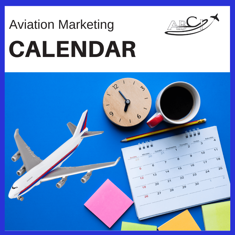 Your aviation marketing calendar for 2020