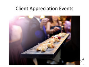 ABM for aviation marketing - Client appreciation events