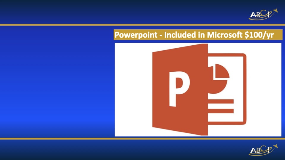 Favorite Aviation Marketing Tool - Powerpoint