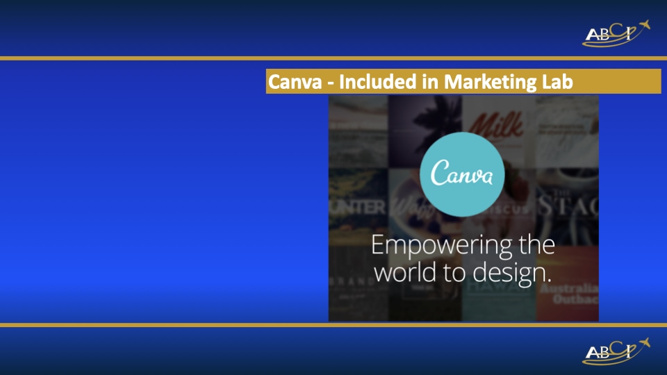 Canva - Favorite aviation marketing design tool 