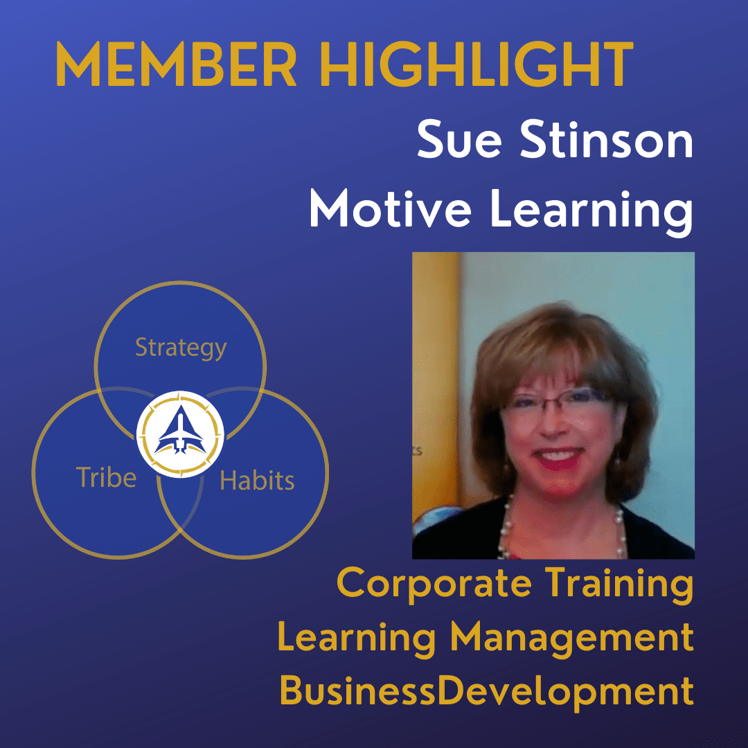 Sue Stinson, Director of Business Development, Motive Learning