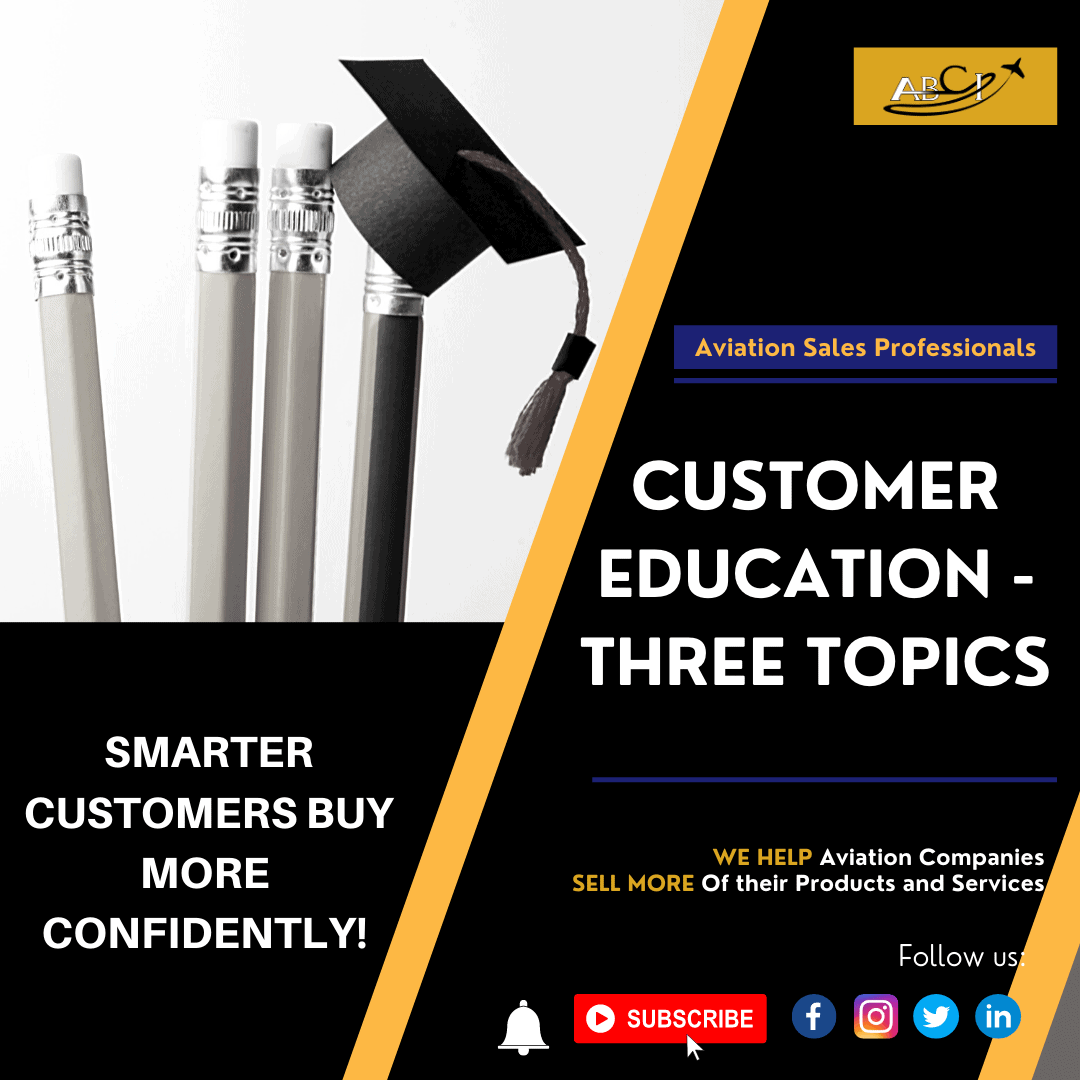 Customer Education - Three Topics for More Sales