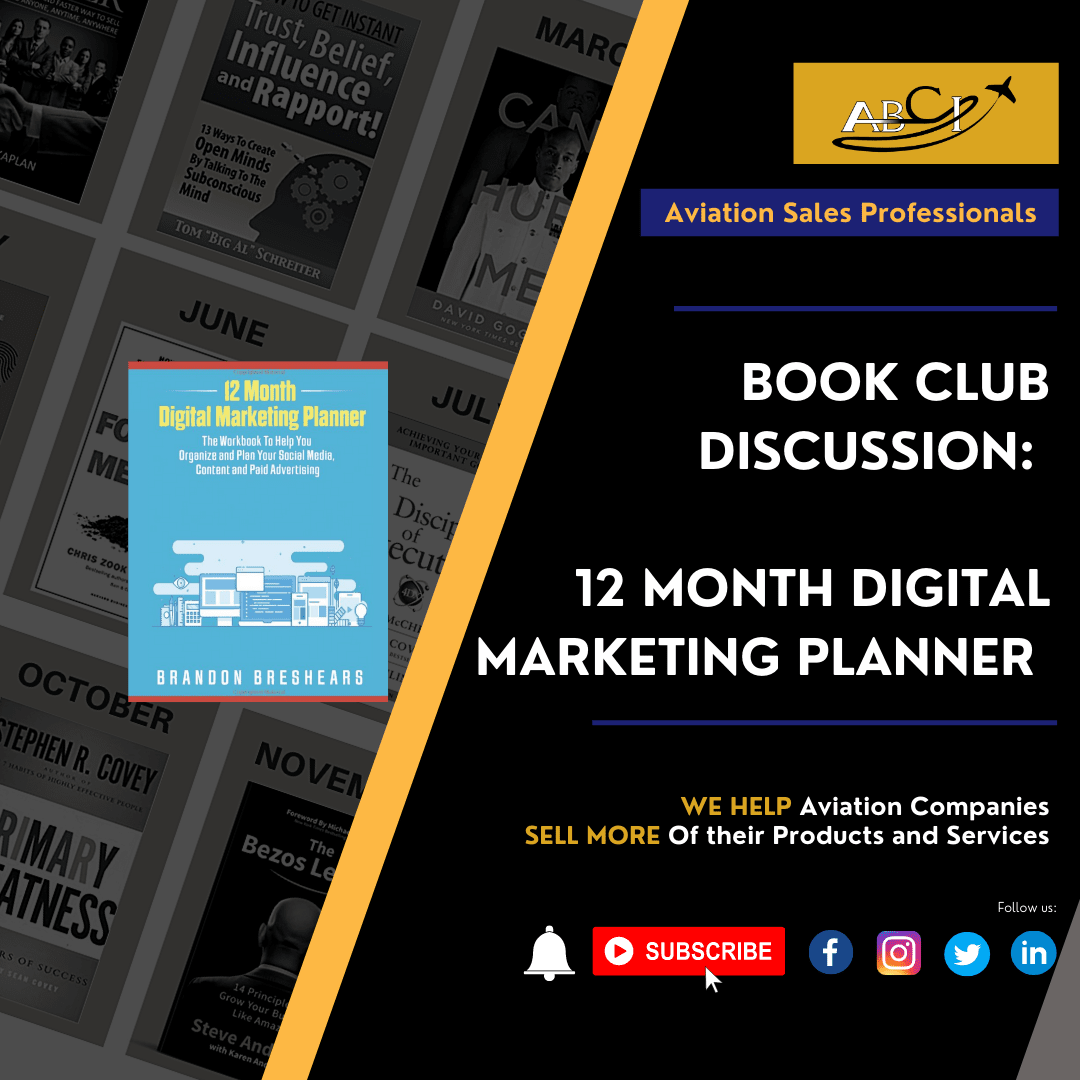 12 Month Digital Marketing Planner by Brandon Breshears