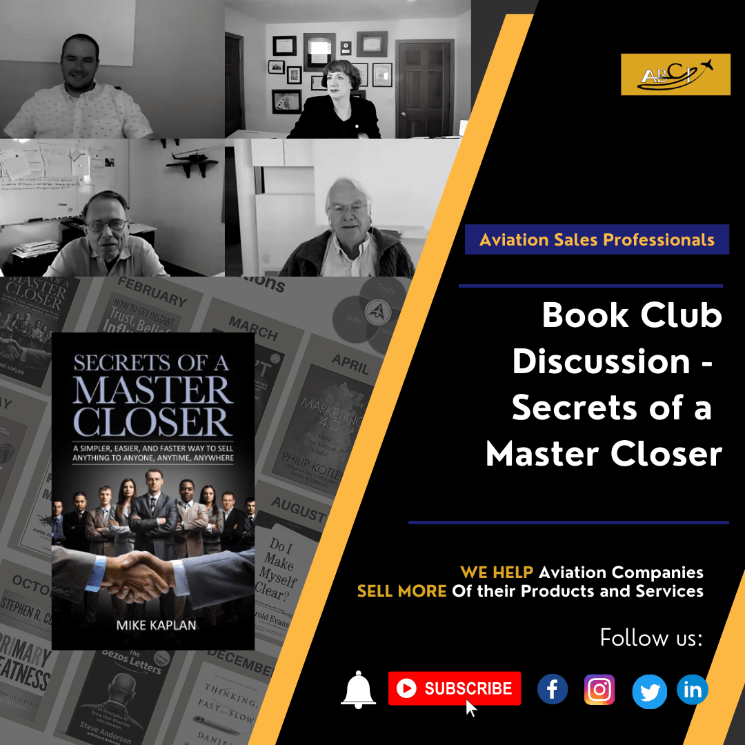 Book Club Discussion - Secrets of a Master Closer