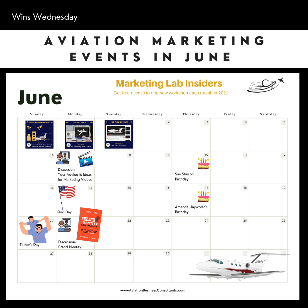 Aviation Marketing Events in June 2021