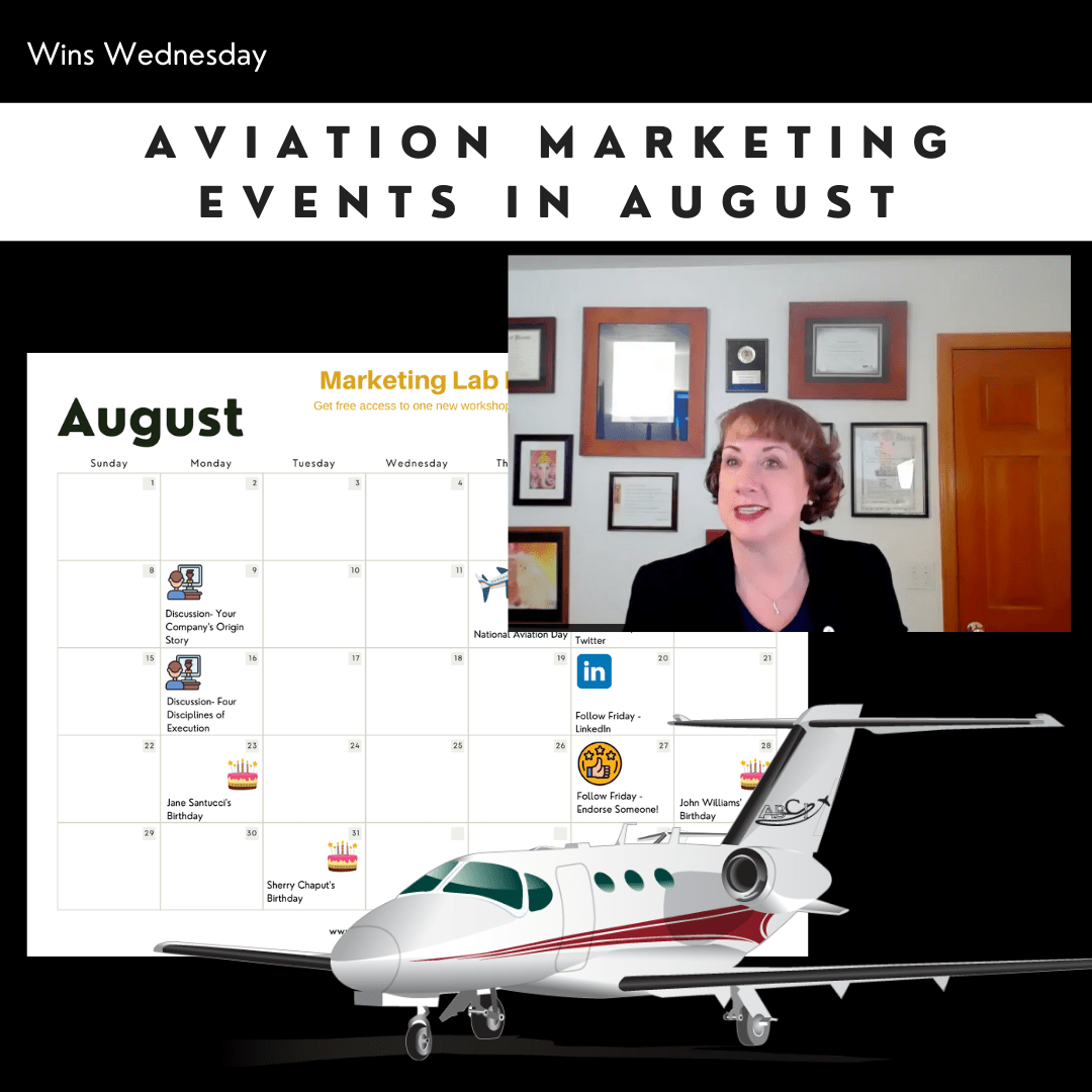 Aviation Marketing Events for August 2021