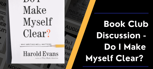 Book Club Discussion - Do I Make Myself Clear?