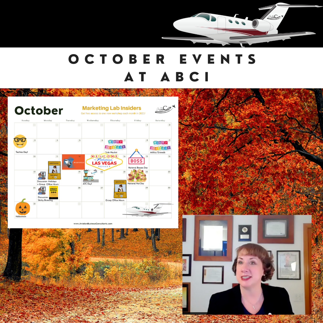 Aviation Marketing Events for October 2021