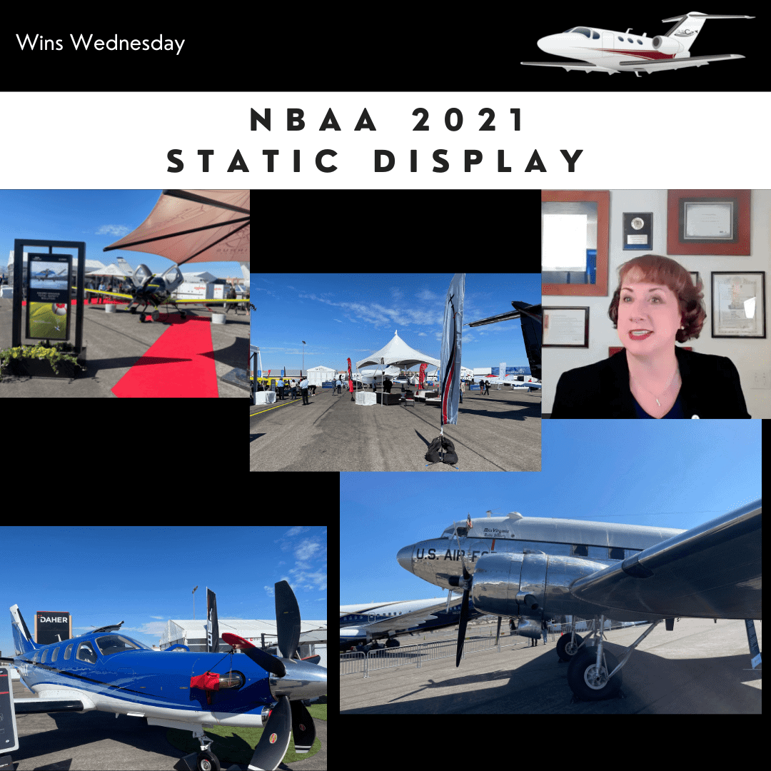 NBAA 2021 Static Display Highlights