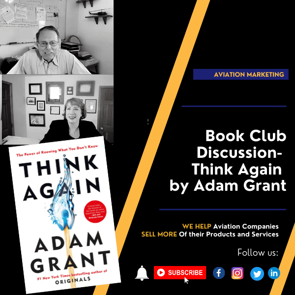 Book Club Discussion- Think Again by Adam Grant