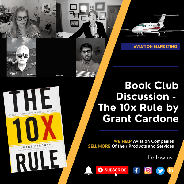 Book Club Discussion - the 10x Rule by Grant Cardone