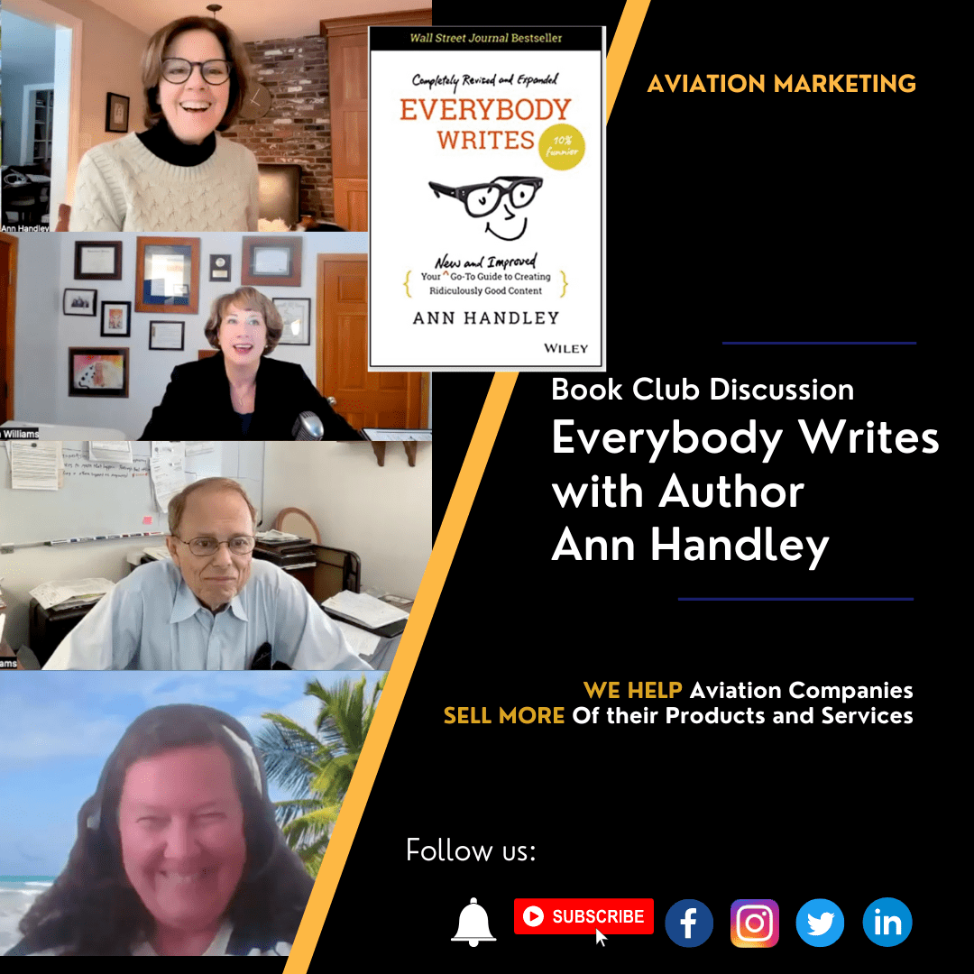 Book Club Discussion - Everybody Writes with Author Ann Handley